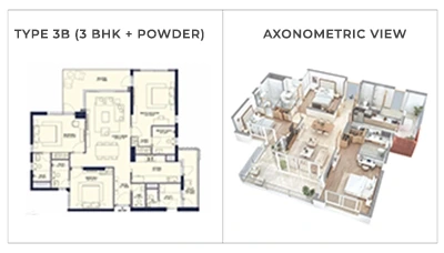 Conscient Hines Elevate 2 3 BHK + PW